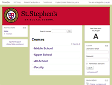 Tablet Screenshot of moodle.sstx.org